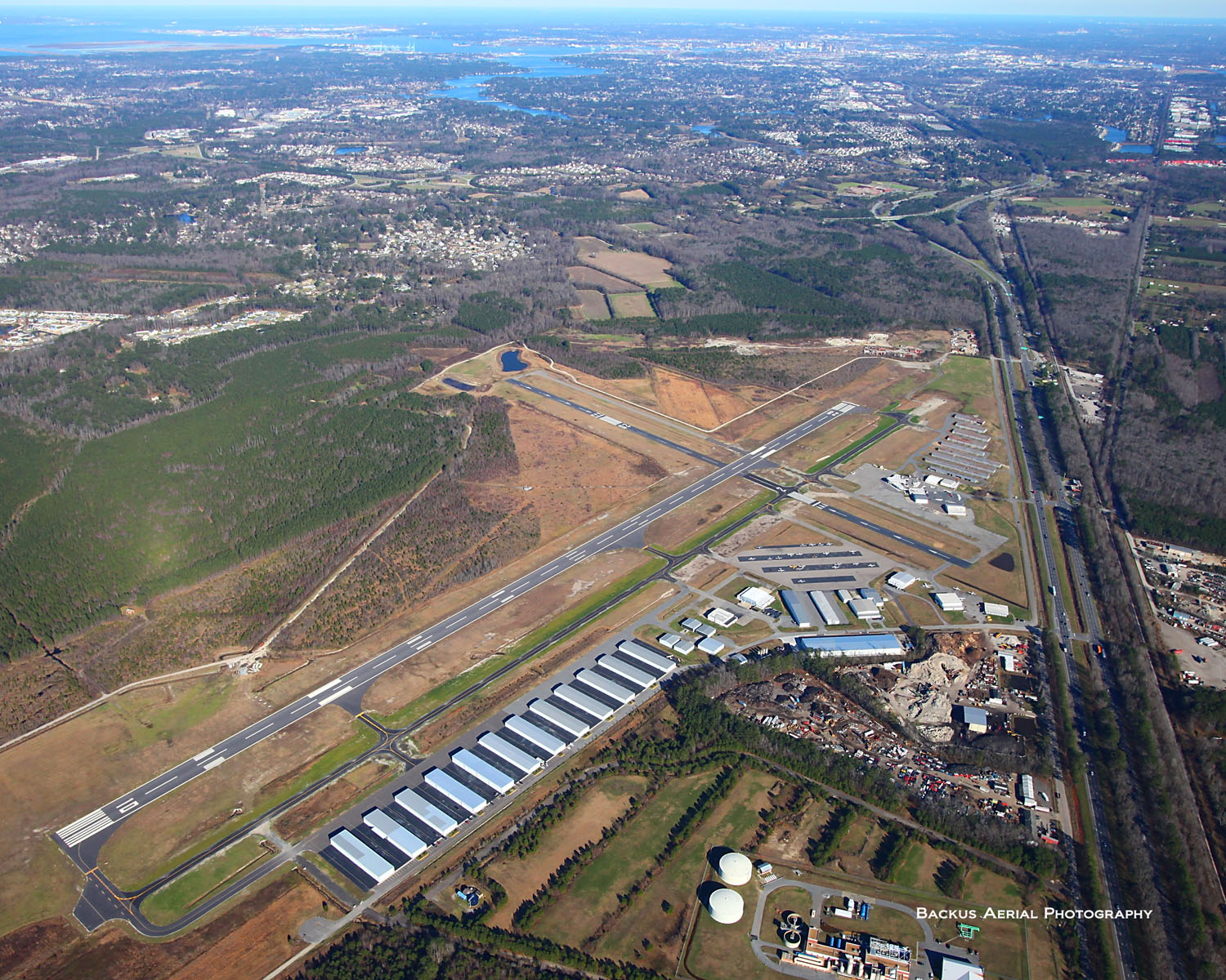 Flypvg Com Hampton Roads Executive Airport   Aerial 